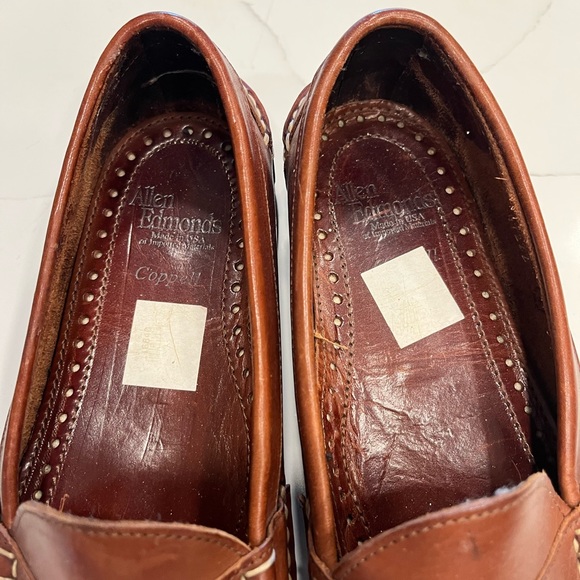Allan Edmonds loafers brown size 11 great shape - Picture 3 of 6